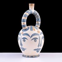 Large Pablo Picasso Vase Azteque aux Quatre Visages, 21.25H, Madoura (A.R. 402) - Sold for $81,250 on 08-20-2020 (Lot 68a).jpg